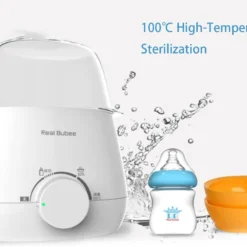 Chauffe-Biberon Stérilisateur 3 en 1 Real Bubee – Double Biberon