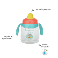 Tasse anti-goutte à bec 190ml - Badabulle-14044
