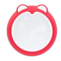 Assiette antidérapante rose - Badabulle-14088