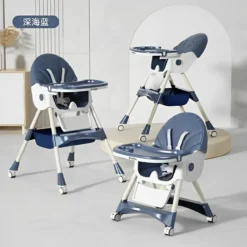chaise bleu