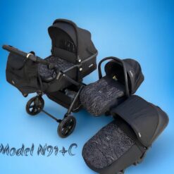 Pack Poussette Trio réversible Aluminium - Kidilo