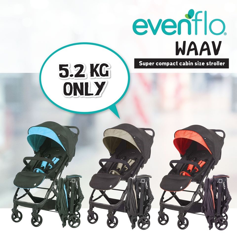 Poussette cabine WAAV Compacte - Evenflo - Allobebe Maroc