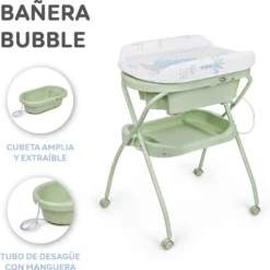 Table à langer pliable Soapy Green - Ms Innovations