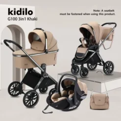 poussette trio Fimos G100 de kidilo marron