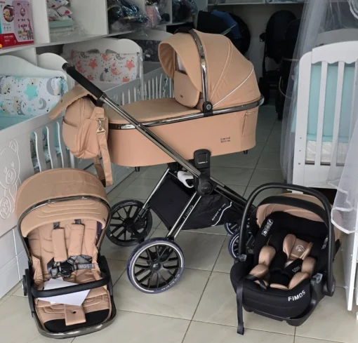 poussette trio Fimos G100 de kidilo marron au maroc chez allobebe