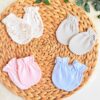 Paire de Moufles Bébé en Coton Ultra-Doux