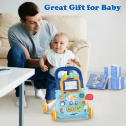 Trotteur bébé musical éléphant– Huanger