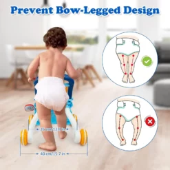 Trotteur bébé musical éléphant– Huanger