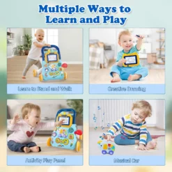 Trotteur bébé musical éléphant– Huanger