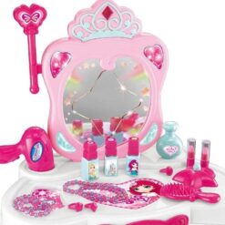 Coiffeuse de princesse interactive 21pcs-15598