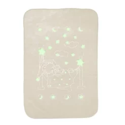 Couverture raschell fluorescente 110x140 cm - Naf Naf Beige