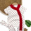 Barboteuse Bébé Fille Cœurs – Chic et Confort