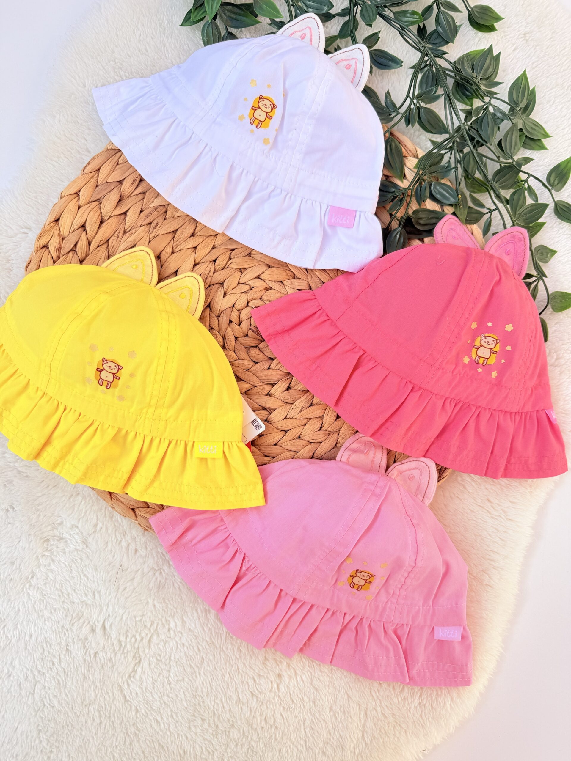 Chapeau bebe doux et respirant 0-18mois- Kitti