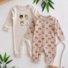 Lot de 2 Grenouillères Bébé – Douceur et Confort en Coton Pur