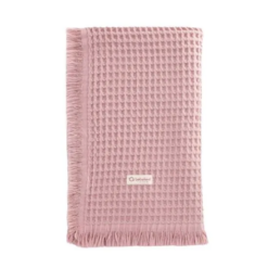 Couverture bébé gaufrée mousseline de coton 100 % naturelle - Bebekevi