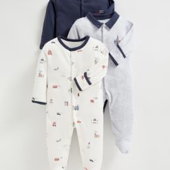 Lot de 3 grenouilléres Dors-bien Bébé Mamas Papas - Confort et élégance