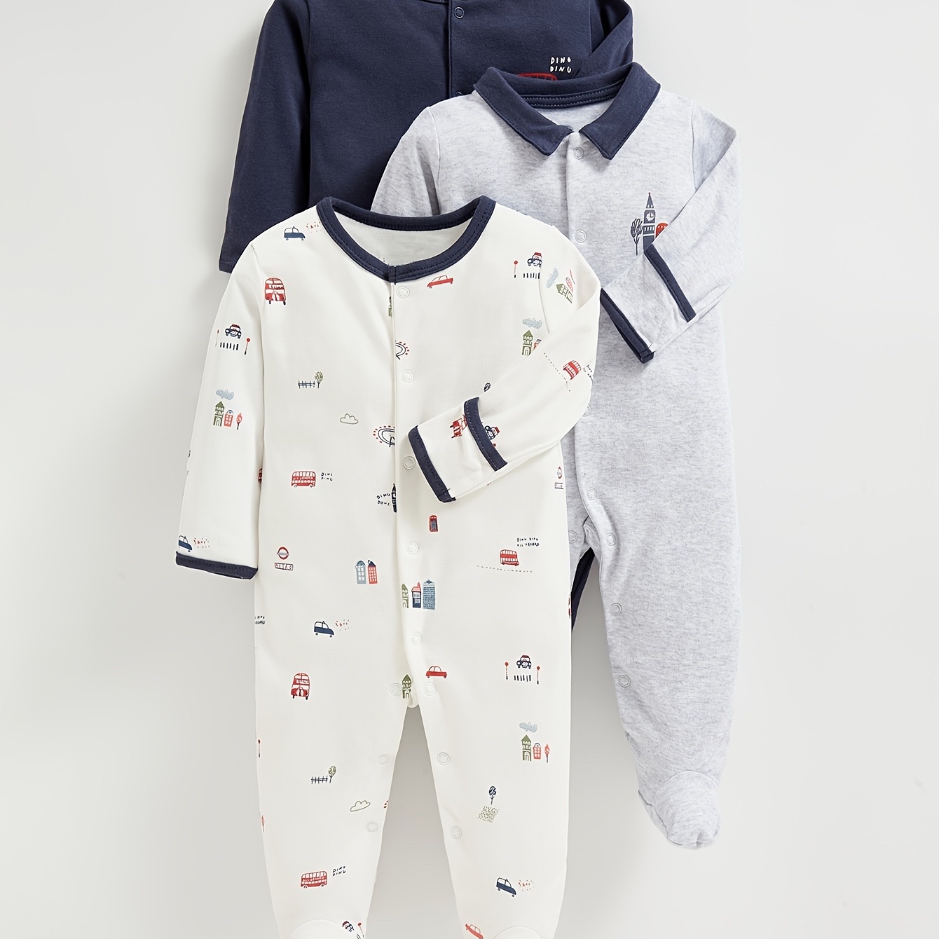 Lot de 3 grenouilléres Dors-bien Bébé Mamas Papas - Confort et élégance