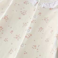 Lot de 3 Grenouillères Bébé motif fleuri Mamas Papas - Le charme et le confort au naturel