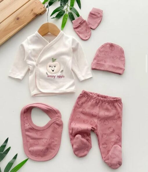 Pack Naissance 5 pcs Coton Pur - Baby apple