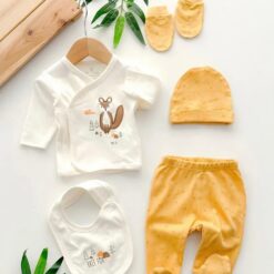 Pack Naissance 5 pcs Coton Pur - Baby wolf