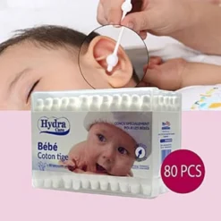 Coton tige d'oreille bébé Hydra : Sécurité et douceur pour les oreilles délicates.