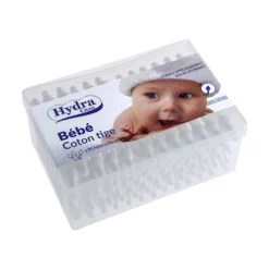 Coton tige d'oreille bébé Hydra : Sécurité et douceur pour les oreilles délicates.