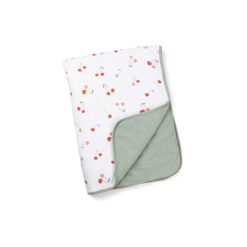 Couverture Dream 75X100 Cherries Green- Doomoo