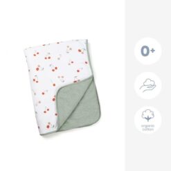Couverture Dream 75X100 Cherries Green- Doomoo
