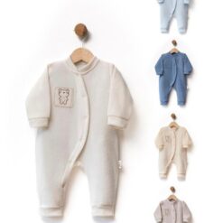 Grenouillère Bébé Garçon en Velours : Confort Douillet