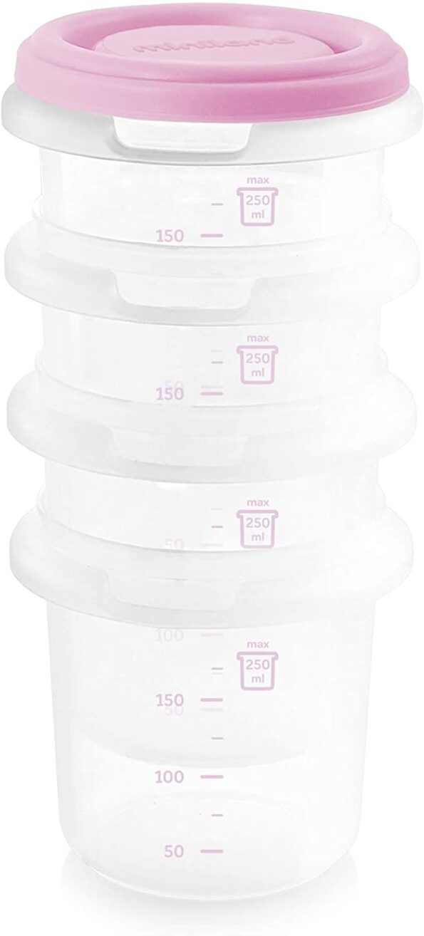 Set de 4 Pot de conservation Rose – Miniland-16417