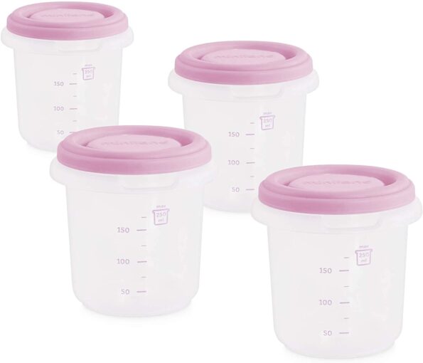 Set de 4 Pot de conservation Rose – Miniland-16415