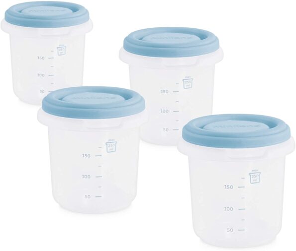 Set de 4 Pot de conservation Bleu – Miniland-16407