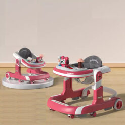 youpala trotteur multifonction musical rose