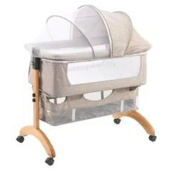 Cododo Berceau New design en Bois en Beige -BJ602