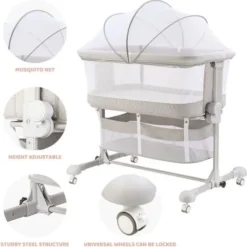 Luxueux-berceau-cododo-bebe-réglable