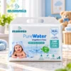 Mammia Pure Water Lingettes Bébé Pack 4x60 – 99,9% Eau Sans Plastique