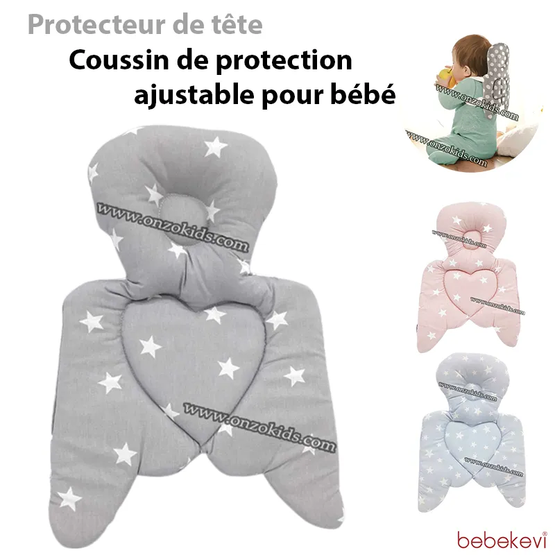 Coussin anti-choc protection de tête bébé - Allobebe Maroc