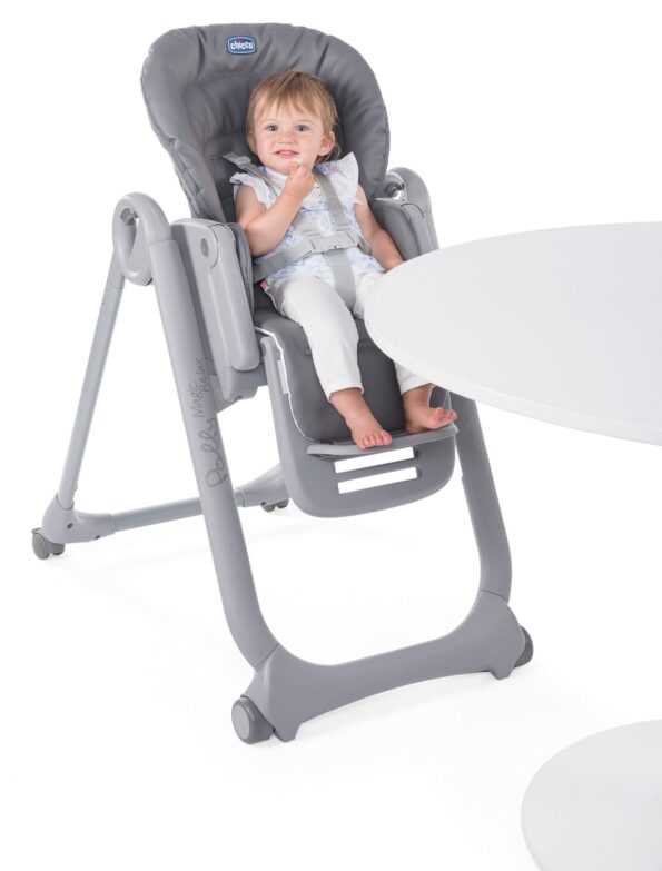 Chaise Haute Polly Magic Relax - 4 Roues - Chicco-18794