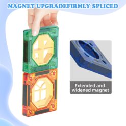 Jeu Blocs de Construction magnetique Montessori - Circuit Billes