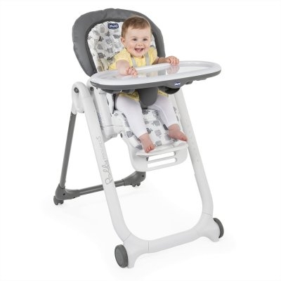 Sac Rehausseur gris de Kiokids, chaise haute portable de voyage