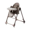 marron Chaise haute électrique 3 en 1 Kidilo C810 balancelle Bluetooth télécommande pliable Allobebe Maroc