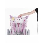 chicco chaise haute rose miss pink