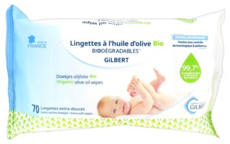 Lingettes à l’huile d’olive Bio - Gilbert