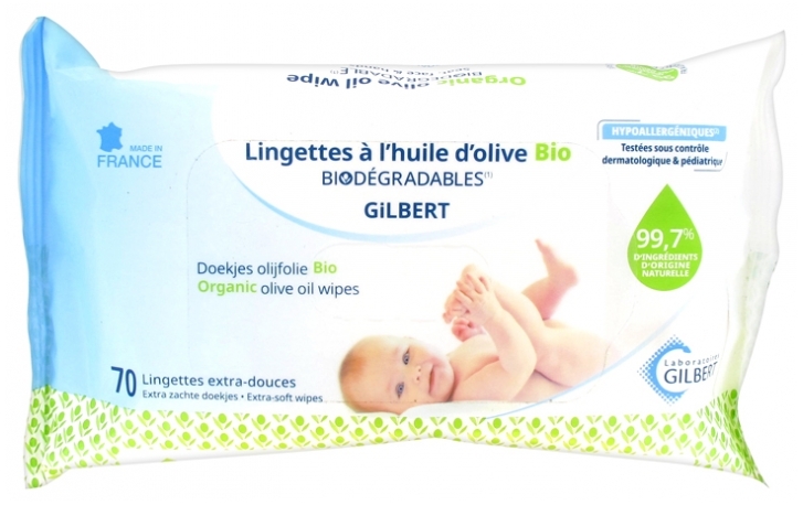 Gifrer Lingettes Bébé Au Liniment Huile Olive Extra * 70