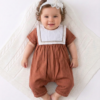 Barboteuse bébé fille en lin