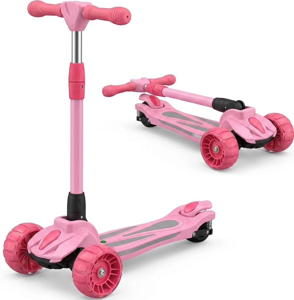 Trottinette 3 roues évolutive pour bébé fille