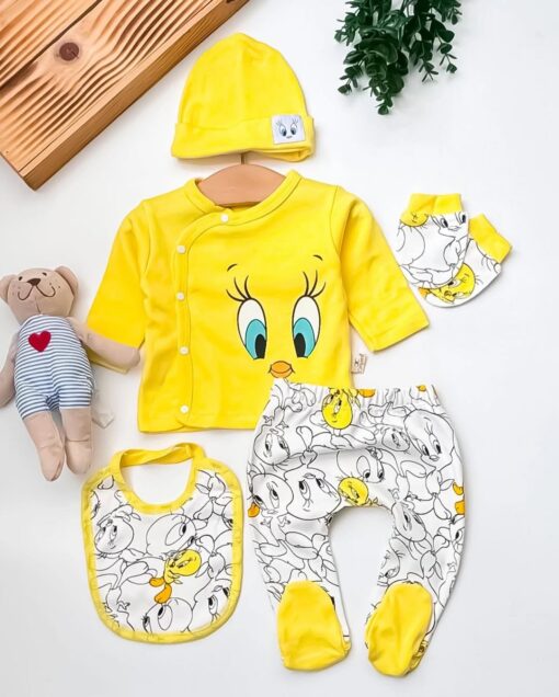 Pack naissance 5 Pcs 100 % coton - Tweety