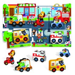 Puzzle Montessori City - Headu-18283