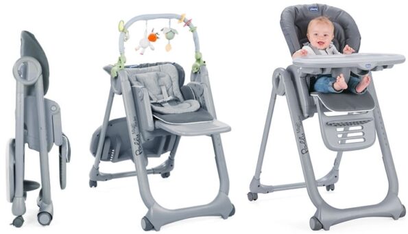 Chaise Haute Polly Magic Relax - 4 Roues - Chicco-18785