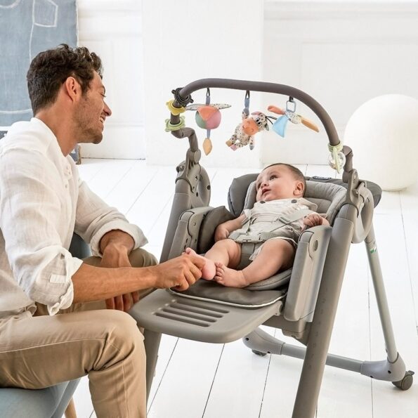 Chaise Haute Polly Magic Relax - 4 Roues - Chicco-0